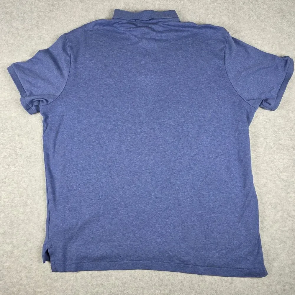Polo Ralph Lauren Men's Polo Shirt XL Blue Heather Pony Logo Preppy Golf Men